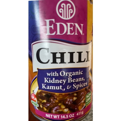 Chili with Organic Kidney Beans, Kamut, & Spices