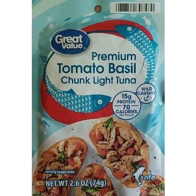 Premium Tomato Basil Chunk Light Tuna