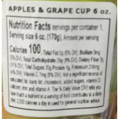 Apples & Grape Cup