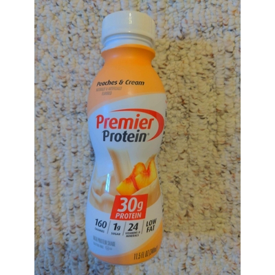 High Protein Shake, Peaches & Cream