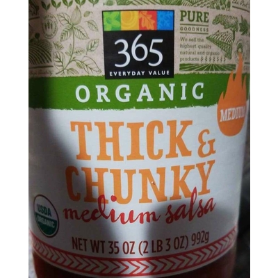 Medium Salsa, Thick & Chunky