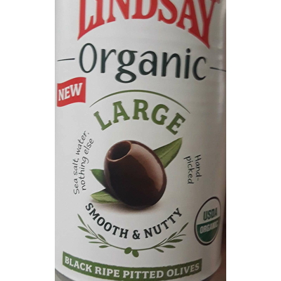 Black Pitted Olives, Large