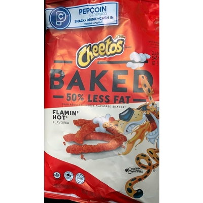 Baked Cheese Flavored Snacks, Flamin' Hot