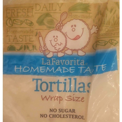 Wrap Size Tortillas