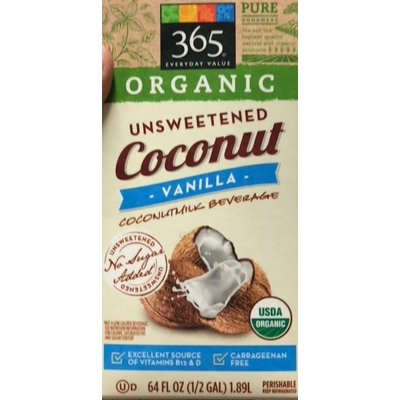 Coconutmilk, Vanilla Unsweetened