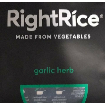 Right Rice made from Vegetables, Garlic Herb