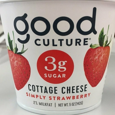Simply Strawberry Cottage Cheese