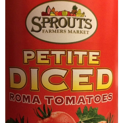 Roma Tomatoes, Petite Diced