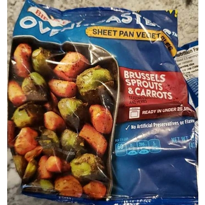 Oven Roasters Sheet Pan Vegetables, Brussels Sprouts & Carrots