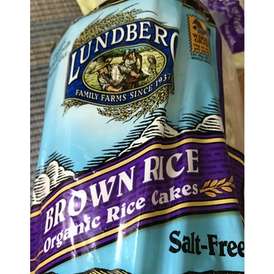 Brown Rice Organic Rice Cakes, Salt-Free