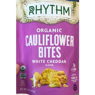 Organic Cauliflower Bites White Cheddar Flavor