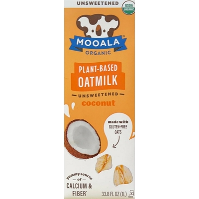 Unsweetened Plant-Based Coconut Oatmilk