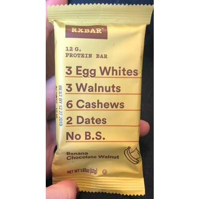 Protein Bar, Banana Chocolate Walnut