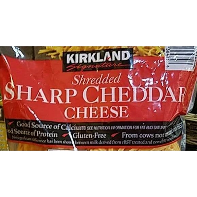 Sharp Cheddar Cheese, Shredded