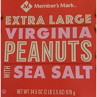 Virginia Peanuts, Extra Large, Sea Salt