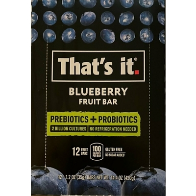 Blueberry Fruit Bar