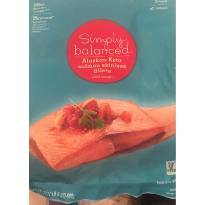 Alaskan Keta Salmon Fillets