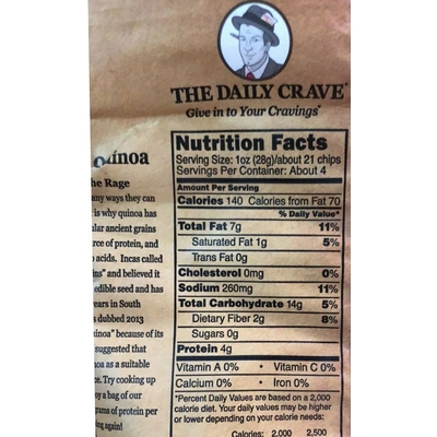 Quinoa Chips, Himalayan Pink Salt