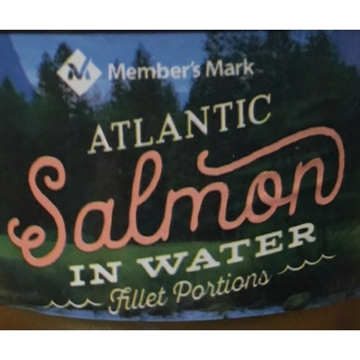 Atlantic Salmon, in Water, Fillet Portions