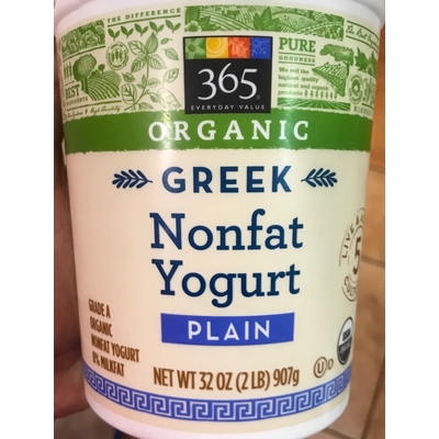 Greek Nonfat Yogurt, Plain