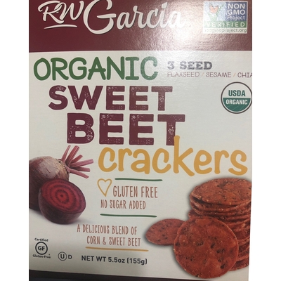 Sweet Beet Crackers, Organic