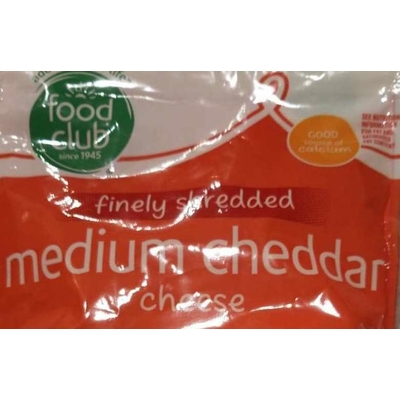 Medium Cheddar Cheese, Finely Shredded