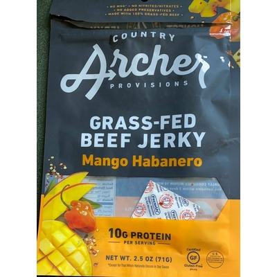 Mango Habanero Grass-Fed Beef Jerky